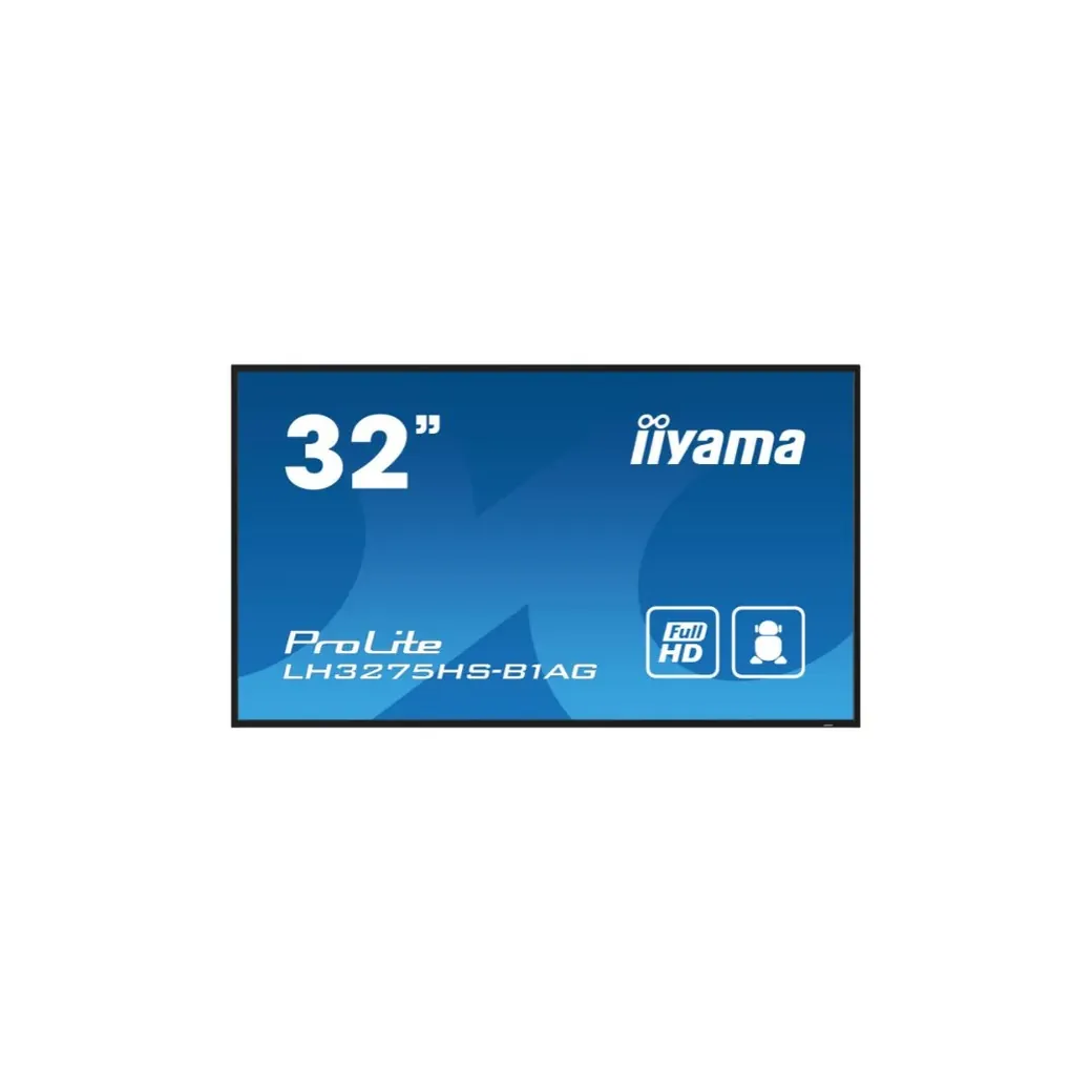 IIYAMA LFD 32 dalle IPS 24/7 FHD 16:9 2xHDMI 1xDisplayPort 2xUSB 500cd/m Paysa - LH3275HS-B1AG